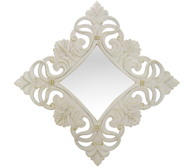 Καθρέπτης Τοίχου Μπεζ Πλαστικό Φ61x5.3cm