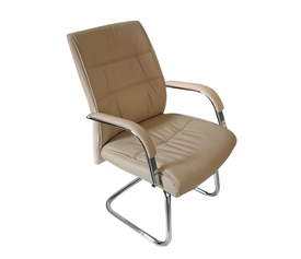 Καρέκλα Γραφείου PERTH Μπεζ PU 68x63x98cm