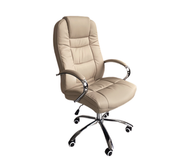Καρέκλα Γραφείου FALKIRK Μπεζ PU 72x64.5x115-123cm