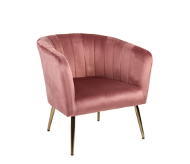 Πολυθρόνα TIANA Σάπιο Μήλο Βελούδο/Ξύλο 52x82x76cm