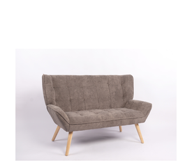 Καναπές NESTO Γκρι Ύφασμα/Ξύλο 86x126x78cm