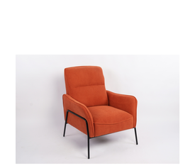 Πολυθρόνα ELAN Σάπιο Μήλο Ύφασμα Κοτλέ/Μέταλλο 94x77x82cm