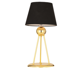 Φωτιστικό Επιτραπέζιο KUN Χρυσό Μέταλλο 21x53cm