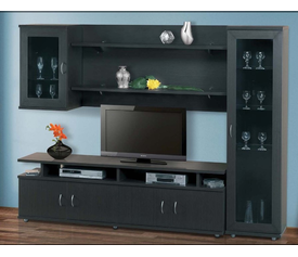 ΣΕΤ ΣΥΝΘΕΣΗ ΕΠΙΠΛΟΥ TV BTP-148 ΔΡΥΣ WENGE 200X198X44