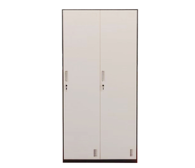 Φοριαμός Δίφυλλος DORI Σκούρο Γκρι/Λευκό Μέταλλο 90x45x185cm