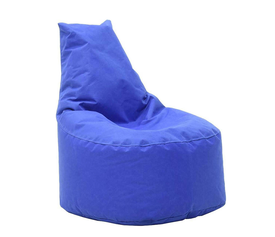 Πουφ Πολυθρόνα AURA 100% Αδιάβροχο Μπλε Ύφασμα 65x55x75cm