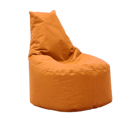 Πουφ Πολυθρόνα AURA 100% Αδιάβροχο Πορτοκαλί Ύφασμα 65x55x75cm