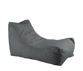 Πουφ Πολυθρόνα CLEM 100% Αδιάβροχο Γκρι Ύφασμα 106x70x67cm