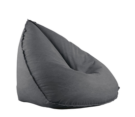 Πουφ Πολυθρόνα EMMIE 100% Αδιάβροχο Γκρι Ύφασμα 94x100x81cm