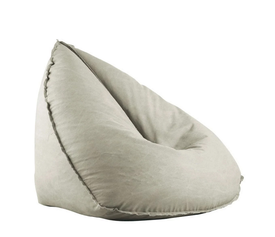 Πουφ Πολυθρόνα EMMIE 100% Αδιάβροχο Μπεζ Ύφασμα 94x100x81cm