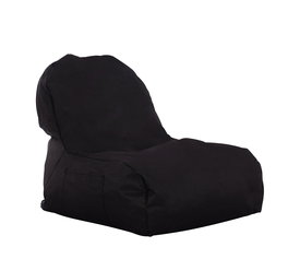 Πουφ Πολυθρόνα JONAS 100% Αδιάβροχο Με UV Προστασία Μαύρο Ύφασμα 81x78x73cm