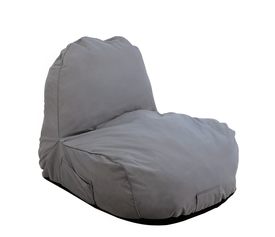 Πουφ Πολυθρόνα JONAS 100% Αδιάβροχο Με UV Προστασία Γκρι Ύφασμα 81x78x73cm