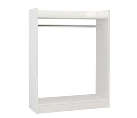 Κρεμάστρα Δαπέδου AADAN Λευκό Μοριοσανίδα/Μέταλλο 93.5x36x120cm