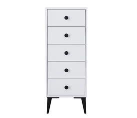 Συρταριέρα AMARI Λευκό Μοριοσανίδα 43x43x114cm