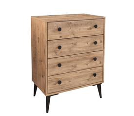 Συρταριέρα AMARI Δρυς Μοριοσανίδα 72x43x96cm