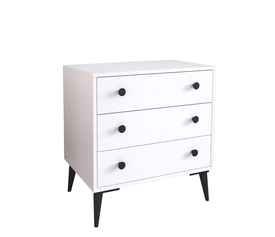 Συρταριέρα AMARI Λευκό Μοριοσανίδα 72x43x79cm