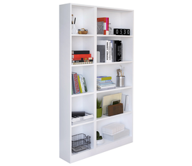 Βιβλιοθήκη ABEBA Λευκό Μοριοσανίδα 93.2x20x169cm