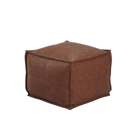 Πουφ ASIM Camel Δέρμα 45x45x33cm