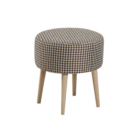 Σκαμπό ADA Κόκκινο Ύφασμα 40x43cm