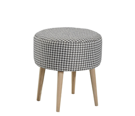 Σκαμπό ADA Fume Ύφασμα 40x43cm