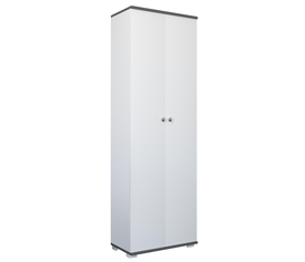 Ντουλάπι ROSELINE Λευκό/Ανθρακί Μοριοσανίδα 50x30x183cm