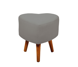 Πουφ HOGAN Γκρι Υφασμα/Μοριοσανίδα 35x35x41cm