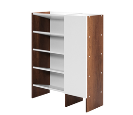 Παπουτσοθήκη RUBY Baroque/Λευκό Μοριοσανίδα 81x32x100cm