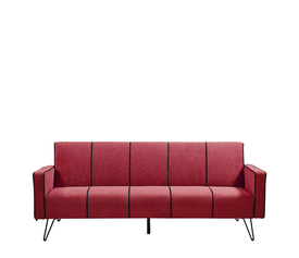 Καναπές Κρεβάτι BELLINI Κόκκινο 201x89x82cm