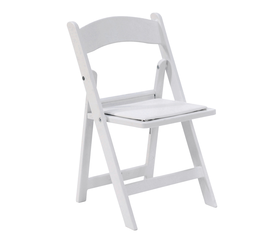 Καρέκλα Catering WALLONIA Πτυσσόμενη Λευκό PP 43.5x41.5x77.5cm