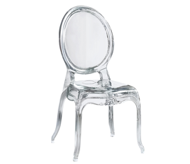 Καρέκλα Catering PEDRAN Διάφανο PP 42x52x88cm