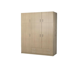 Ντουλάπα τρίφυλλη με πατάρι 150x240x60 δρυς