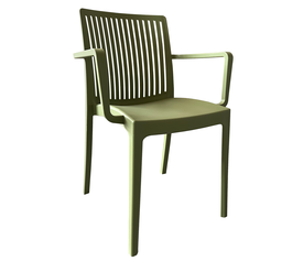 Πολυθρόνα Κήπου BARTS Πράσινο PP 53x55.2x82cm