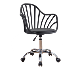 Καρέκλα Γραφείου SRI-LANKA Μαύρο PP/PU 56.5x55.5x83cm