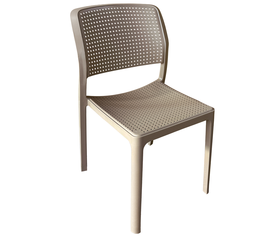 Καρέκλα Κήπου LUMINA Cappuccino PP 55x46x83cm