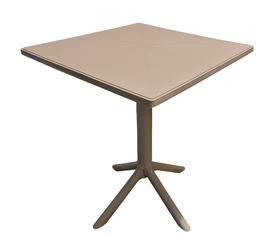 Τραπέζι Κήπου NAIDA Cappuccino PP 60x60x75cm