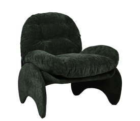 Πολυθρόνα ANANKE Πράσινο Ύφασμα/Μέταλλο/Ξύλο 85x78x84cm