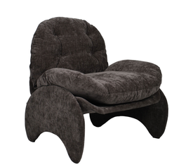 Πολυθρόνα ANANKE Γκρι Ύφασμα/Μέταλλο/Ξύλο 85x78x84cm