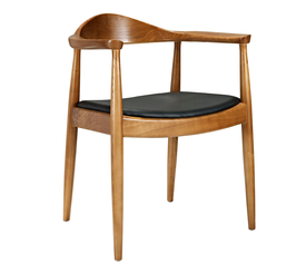 Καρέκλα Επαγγελματική OCEANUS Κερασί/Μαύρο Ξύλο/PU 52x45x76cm