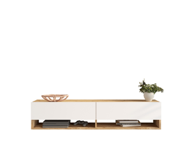 Έπιπλο Τηλεόρασης SOLVA Πεύκο Μοριοσανίδα 140x31.6x29.6cm