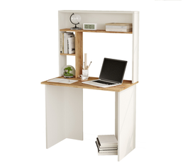 Γραφείο BROMPTON Πεύκο/Λευκό Μοριοσανίδα 90x51.6x148cm