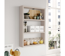 Ράφι Τοίχου EARLS Μπεζ Μοριοσανίδα 43.2x9x60cm