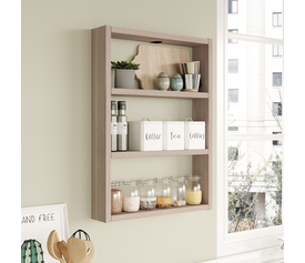 Ράφι Τοίχου EARLS Οξιά Μοριοσανίδα 43.2x9x60cm