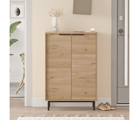 Παπουτσοθήκη BUTE Φυσικό Μοριοσανίδα/Μελαμίνη 105.6x35.5x72cm