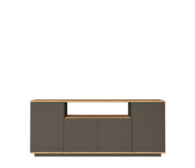 Μπουφές CLACK Ανθρακί/Πεύκο Μοριοσανίδα/Μελαμίνη 180x44.5x75cm