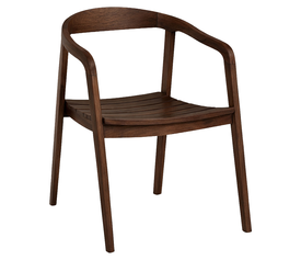 Καρέκλα Επαγγελματική SCHUMET RAMUS Καρυδί/Rubberwood Ξύλο 56x56x78cm