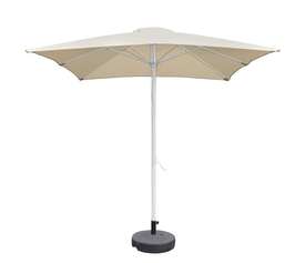 Ομπρέλα Κήπου MELIOR Μπεζ/Λευκό Αλουμίνιο/Polyester Φ2.2x2.2m