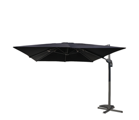 Ομπρέλα Κήπου VALENA Μαύρο/Γκρι Αλουμίνιο/Polyester Φ3x3m