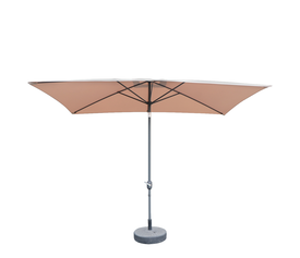 Ομπρέλα Κήπου ARONA Μόκα/Ανθρακί Αλουμίνιο/Polyester 3x2x2.53m