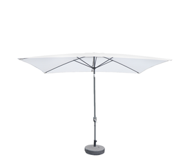 Ομπρέλα Κήπου ARONA Λευκό/Ανθρακί Αλουμίνιο/Polyester 3x2x2.53m