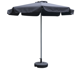 Ομπρέλα Κήπου VALENARE Μαύρο/Ανθρακί Μέταλλο/Polyester Φ2.35m